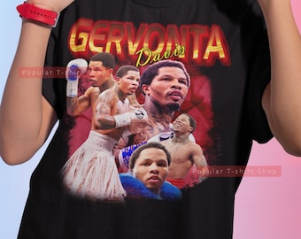 Camisa unisex vintage de Gervonta Davis, camisa vintage de Gervonta Davis para él y para ella, sudadera de Gervonta Davis para regalo, envío exprés disponible