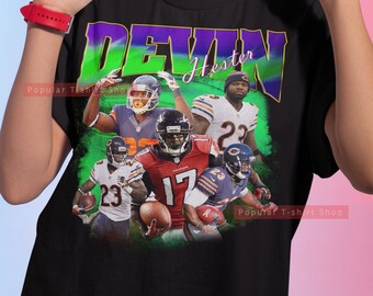 Devin Hester Vintage Unisex Shirt, Vintage Devin Hester TShirt Gift For Him and Her, Devin Hester SweatShirt, Express Shipping Available
