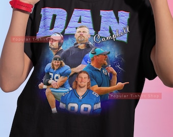 Dan Campbell Vintage Unisex Shirt, Vintage Dan Campbell Tshirt For Him and Her, Best Dan Campbell Sweatshirt, Express Shipping Available