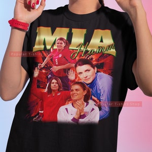 Mia Hamm Vintage Unisex Shirt, Vintage Mia Hamm TShirt Gift For Him and Her, Best Mia Hamm SweatShirt, Express Shipping Available