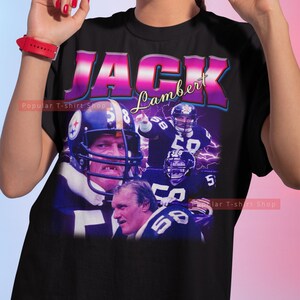 Jack Lambert Vintage Unisex Shirt, Vintage Jack Lambert TShirt Geschenk für Sie und Ihn, Jack Lambert Sweatshirt, Express Versand verfügbar