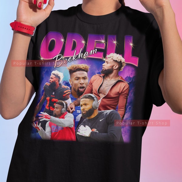 Odell Beckham Vintage Unisex Shirt, Vintage Odell Beckham TShirt Gift For Him and Her,  Odell Beckham SweatShirt, Express Shipping Available