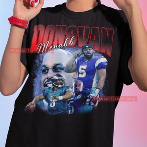 Donovan McNabb Vintage Unisex Shirt, Vintage Donovan McNabb TShirt  For Him and Her, Donovan McNabb SweatShirt, Express Shipping Available