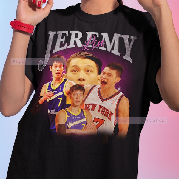 Jeremy Lin Vintage Unisex Shirt, Vintage Jeremy Lin TShirt Gift For Him and Her, Best Jeremy Lin SweatShirt, Express Shipping Available