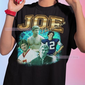 Joe Theismann Vintage Unisex Shirt, Vintage Joe Theismann TShirt Gift For Him and Her, Joe Theismann SweatShirt, Express Shipping Available