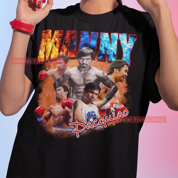 Manny Pacquiao Vintage Unisex Shirt, Vintage Manny Pacquiao Shirt For Him & Her, Boxer Manny Pacquiao SweatShirt, Express Shipping Available