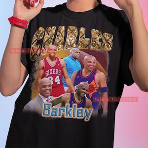 Charles Barkley Vintage Unisex Shirt, Vintage Charles Barkley TShirt For Him and Her, Charles Barkley SweatShirt, Express Shipping Available