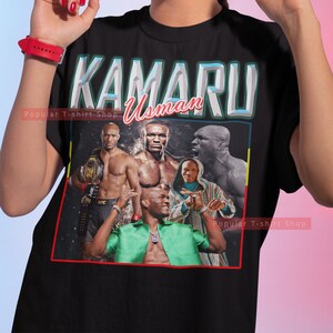 Camiseta unisex vintage de Kamaru Usman, camiseta vintage de Kamaru Usman para él y para ella, sudadera de Kamaru Usman, envío exprés disponible