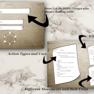 Downloadable D&D Nameplate and Turn Guide | Dungeons and Dragons | New Players | Character Sheet