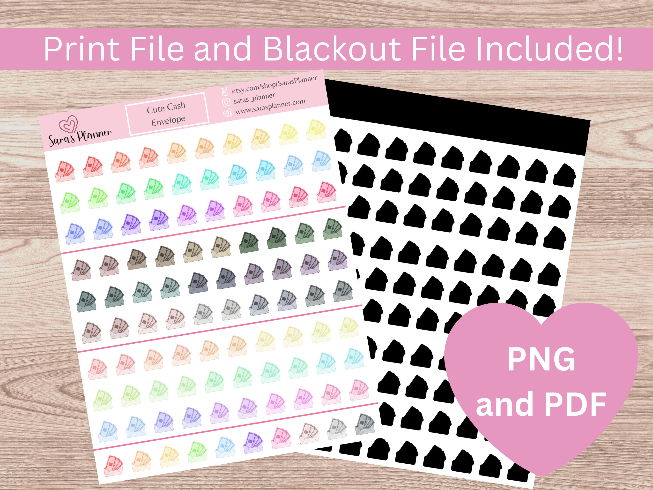 Envelopes Planner Sticker Set