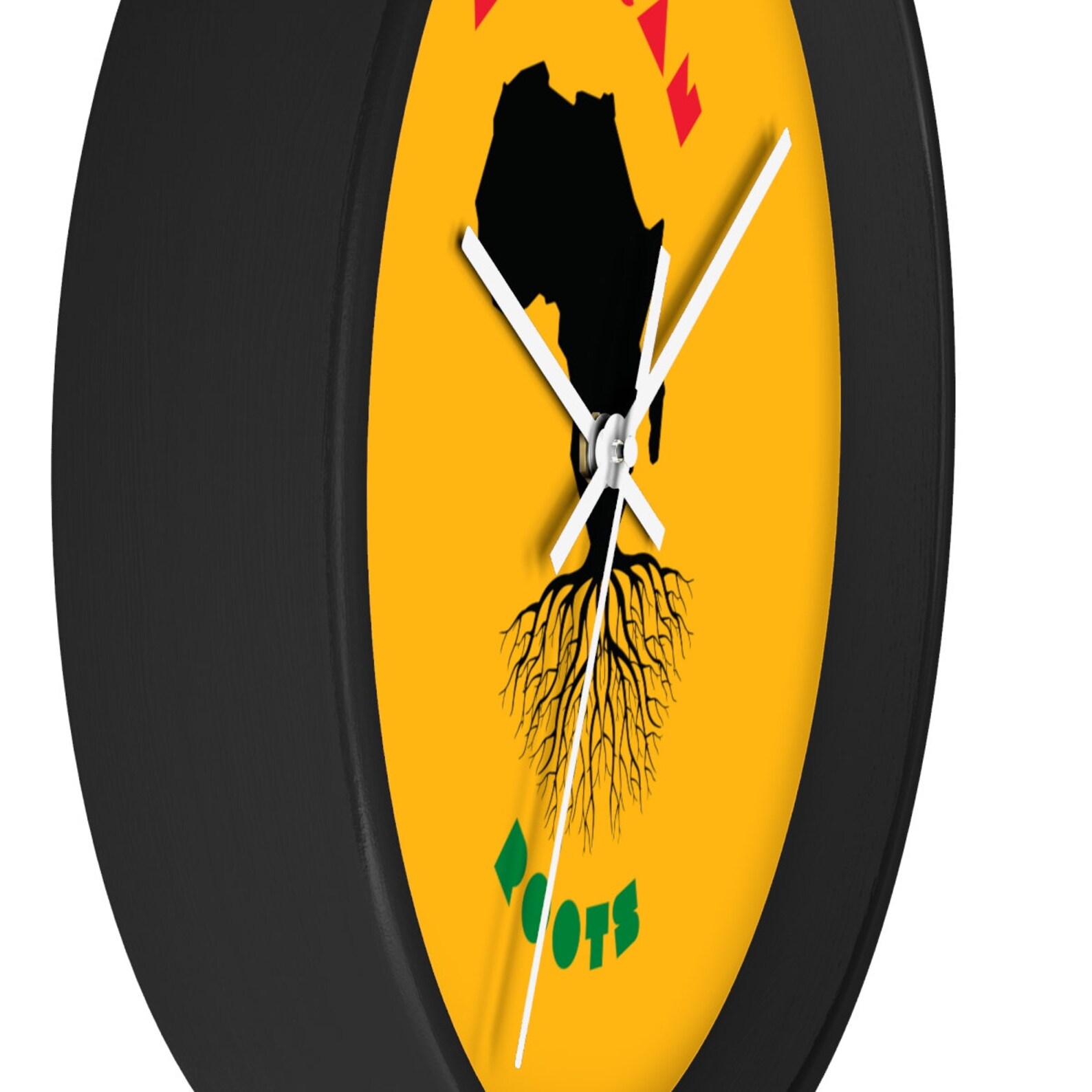 African Art African Roots Wall Clock African Wall Clock African Gift