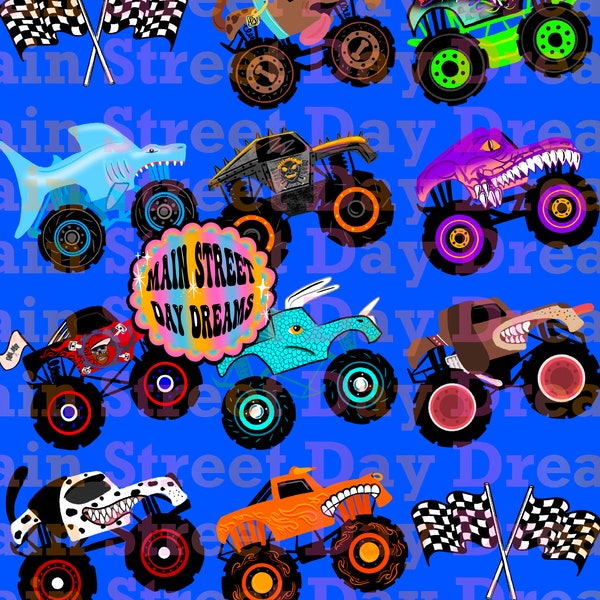 Monster truck PNG graphic DIGITAL ONLY**