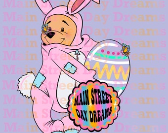 Pooh Bunny PNG Digital Graphic DIGITAL ONLY *