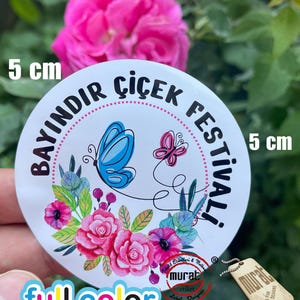 1000 Pieces 2&quot;Custom Vinyl Label | Bulk Personalized Labels | Logo Stickers |Coffee Stickers | Bottle Cup Sticker Labels flower or your logo