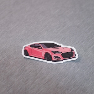 Lovergirl Pink Hyundai Genesis Coupe Sticker