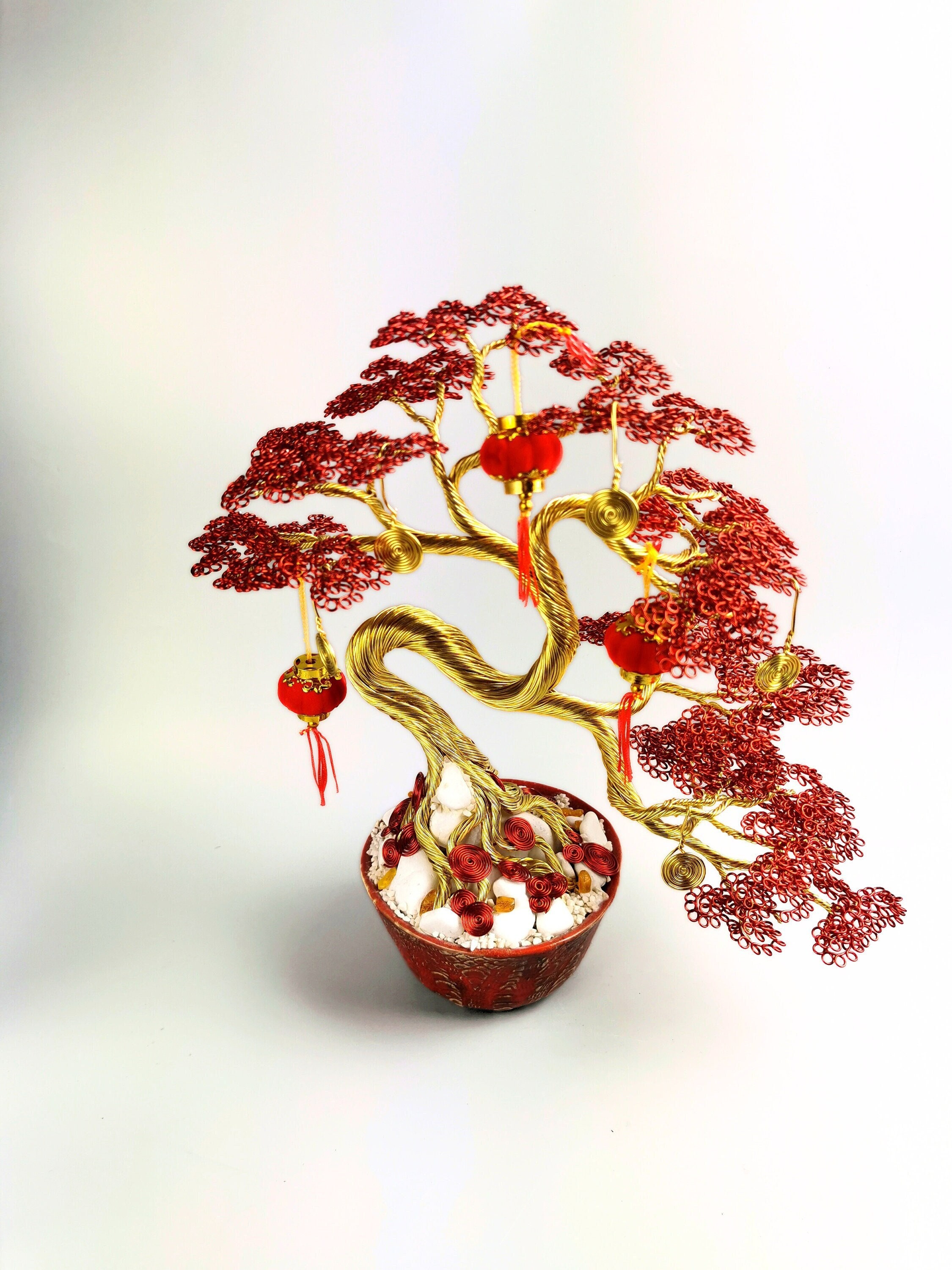 Seki-joju Miniature Wire Bonsai Tree
