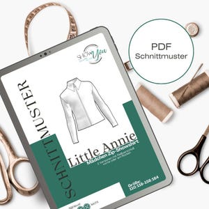 PDF Sewing Pattern Girls Western Show Shirt &quot;little Annie&quot; German & English
