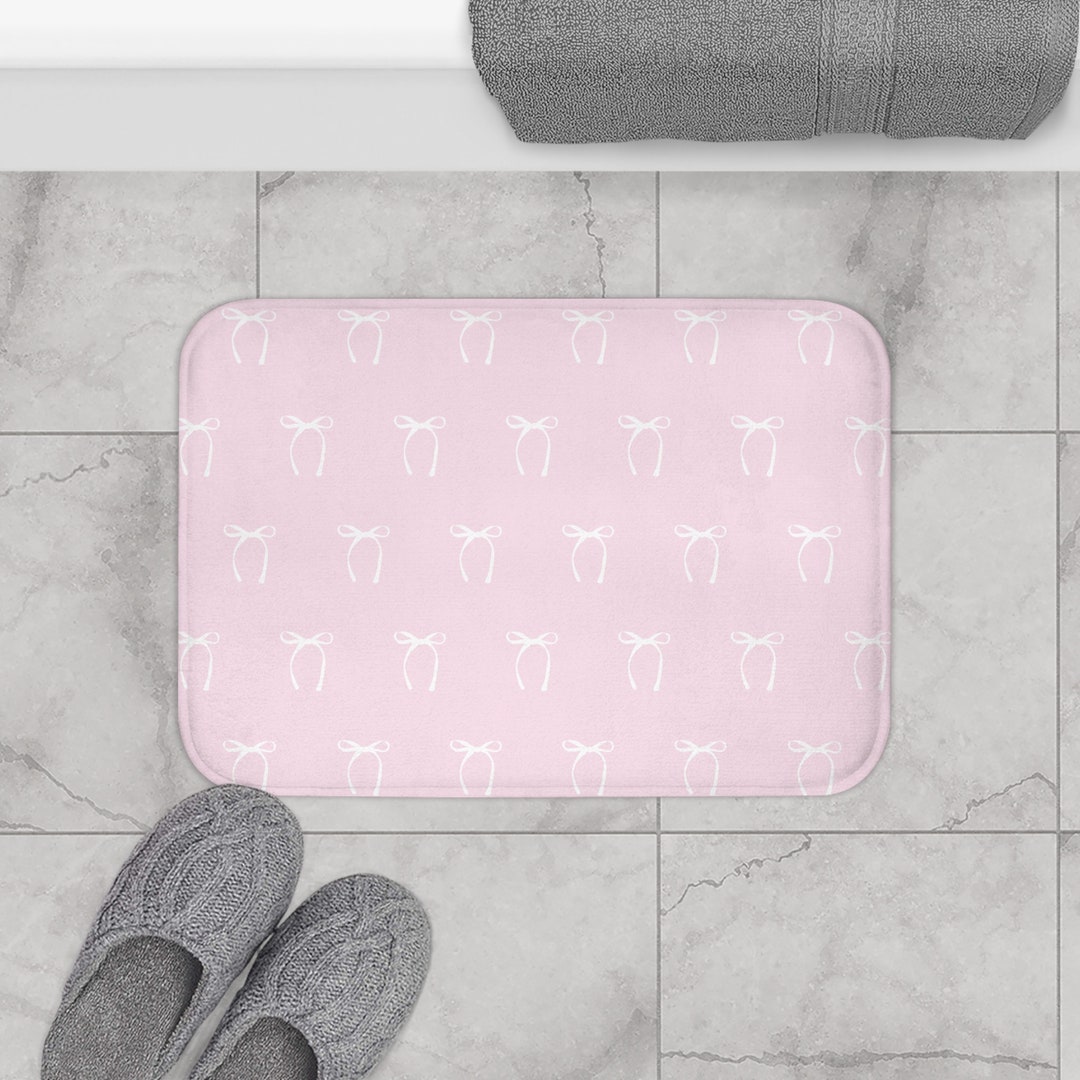 Pink Home Decor. Coqutte Aesthetic Bathroom Mat - Etsy