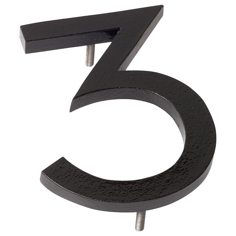 Floating House Numbers Modern Floating Metal House Number Etsy