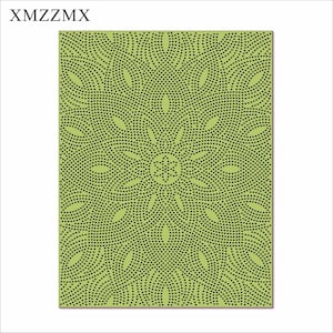 XMZZMX fond de tournesol matrices de découpe en métal pour la fabrication de cartes gaufrage papier découpe ensembles Album artisanat modèles pochoirs