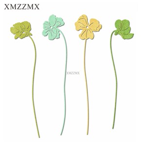 XMZZMX Moldes de corte de metal com flor de borboleta para fazer cartões, conjuntos de cortes de papel em relevo, modelos de artesanato e estênceis