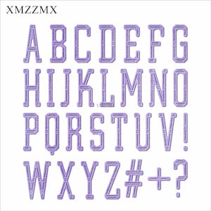 XMZZMX 26 lettere maiuscole fustelle in metallo per la fabbricazione di carte goffratura carta fustelle imposta album artigianato modelli stencil