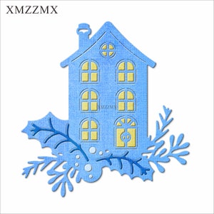 XMZZMX Case Ramo di un Albero Fustelle in Metallo per la Fabbricazione di Carte Goffratura Carta Fustelle Set Album Artigianato Modelli Stencil