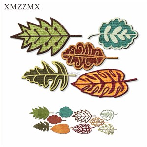 XMZZMX Shadow Varias hojas Troqueles de corte de metal para la fabricación de tarjetas Juego de troqueles de papel gofrado Álbum Plantillas para manualidades Plantillas