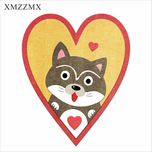 XMZZMX Shadow Love Puppy Metalen Stansmessen voor Kaarten Maken Embossing Papier Die Cuts Sets Album Ambachten Sjablonen Stencils