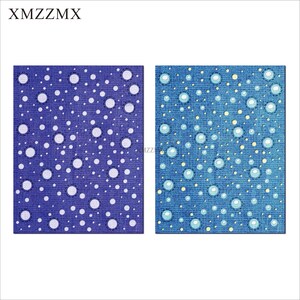 XMZZMX Bubble Background Board Matrices de découpe en métal pour la fabrication de cartes Gaufrage Papier Die Cuts Ensembles Album Artisanat Modèles Pochoirs
