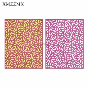 XMZZMX Fleur Fond Conseil Matrices De Découpe En Métal pour La Fabrication De Cartes Gaufrage Papier Découpes Ensembles Album Artisanat Modèles Pochoirs