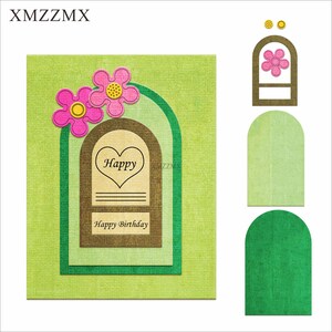 Troqueles de corte de Metal para decoración de flores de sombra XMZZMX para hacer tarjetas, juegos de troqueles de papel gofrado, álbumes, plantillas para manualidades, plantillas