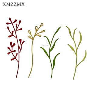 XMZZMX Troqueles de corte de metal con flores de orquídeas para hacer tarjetas, troqueles de papel en relieve, conjuntos de plantillas de manualidades para álbumes