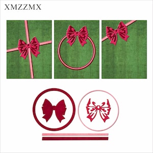 XMZZMX Gift Vlinderdas Metalen Stansmessen voor Kaarten Maken Embossing Papier Die Cuts Sets Album Ambachten Sjablonen stencils