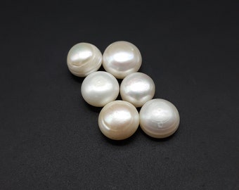 Perlas de agua dulce sin perforar: Gema Moti blanca, Fabricación de joyas
