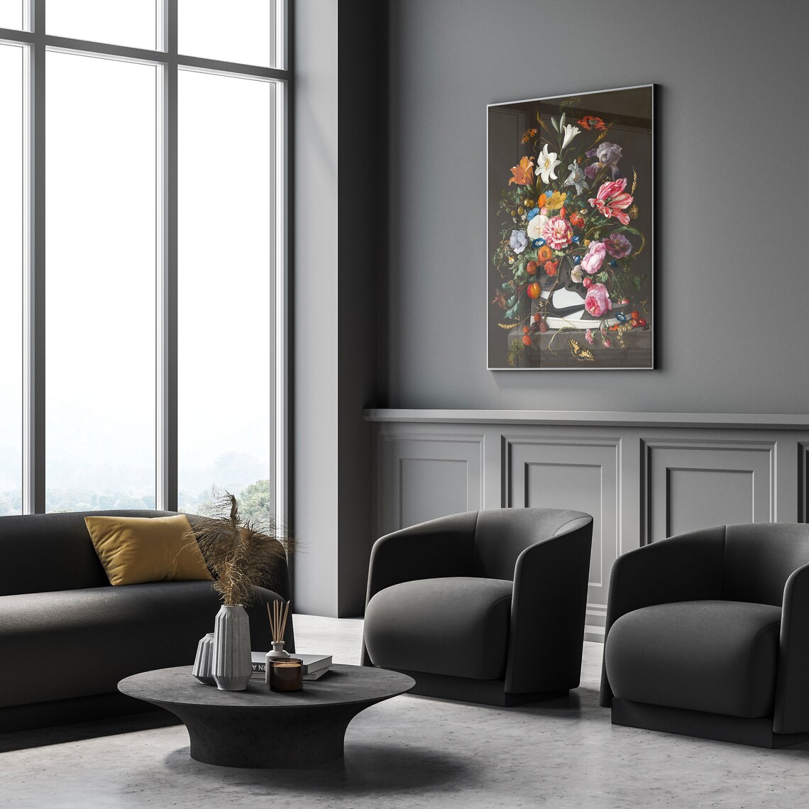 Air Jordan Flower Bouquet Altered Art Print Vinny Banks Wall Etsy