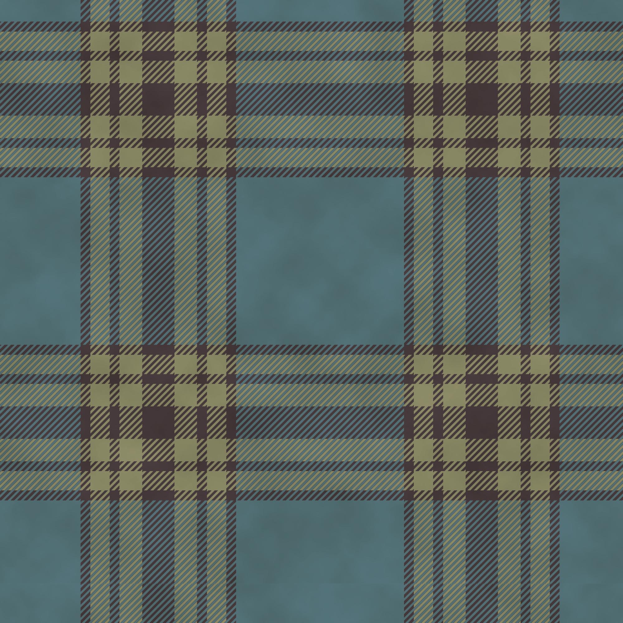 Moody Plaid Wallpaper | Navy Blue English Style Bedroom Bathroom | Dark ...