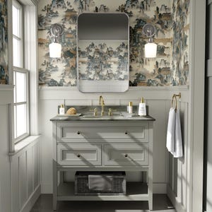 Japanese Garden Wallpaper Mural: Traditional Asian Landscape Art