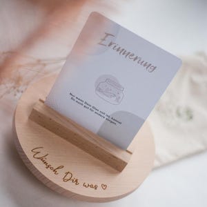 Mindfulness Cards for Mothers | 31 Encouragement Cards with Exercises, Affirmations & Meditations | Self-Care Gift + Wooden Stand image 12