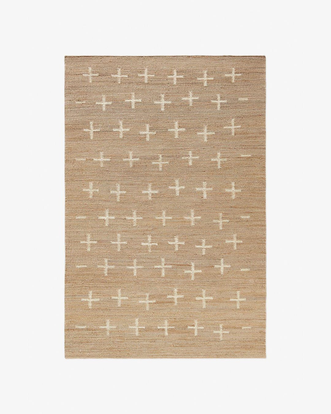 Handwoven Jute Area Rug | Neutral Boho Flatweave Carpet | Minimalist ...