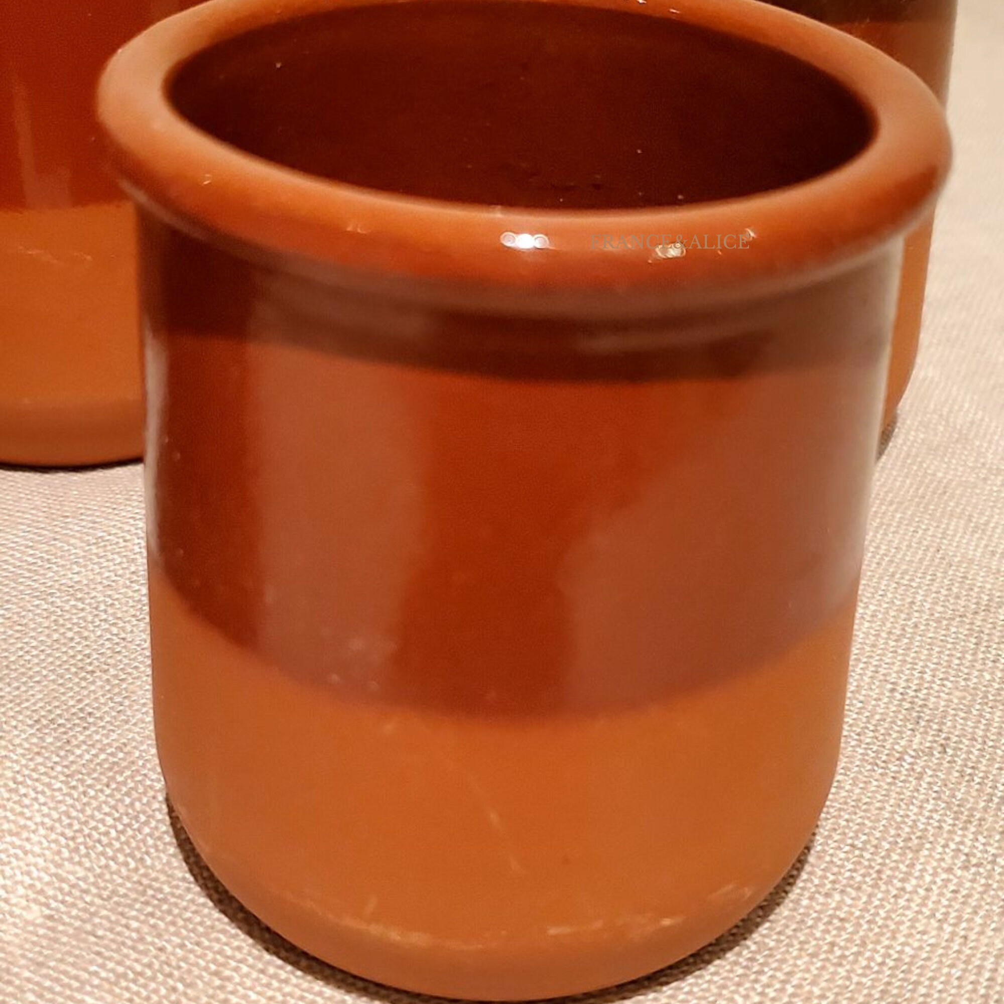 6 Vintage Yogurt Pots. Glazed Ceramic Yogurt Pot. Etsy Australia