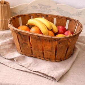 Caja de madera vintage COMAMUSSY: almacenamiento campestre elegante, decoración rústica.