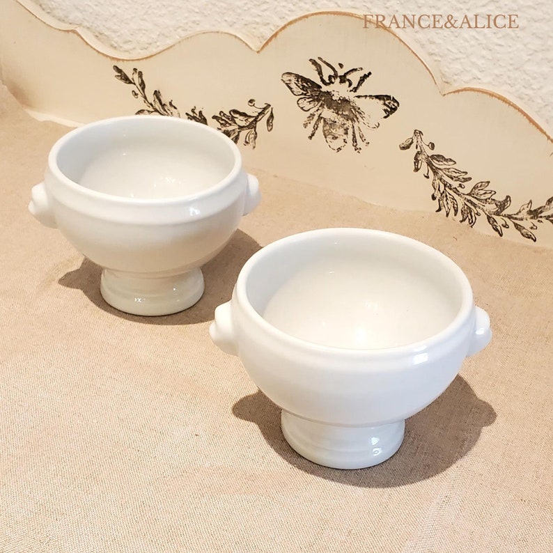 2 French Vintage Lion Head Soup Bowls.onion Soup Bowls. Etsy