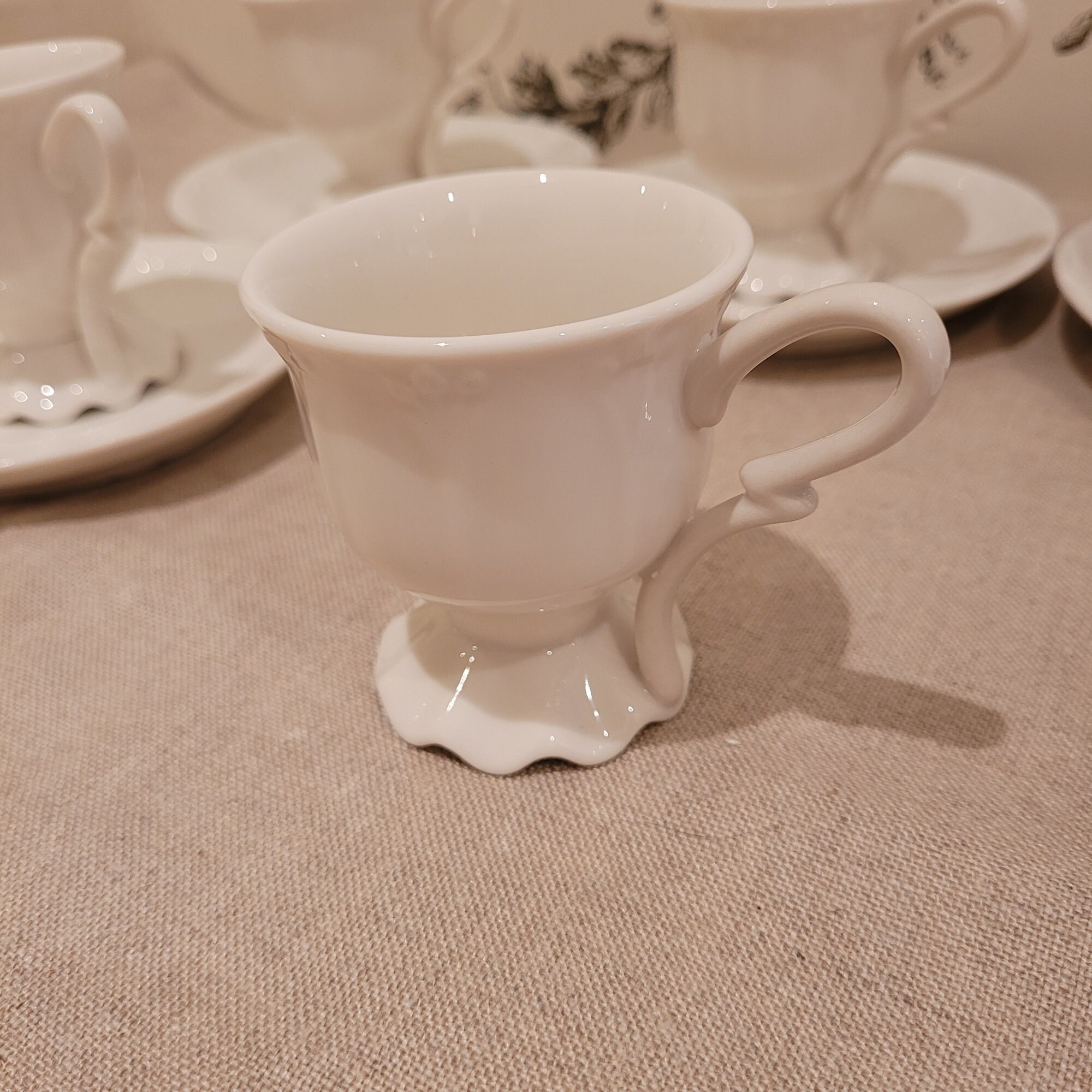 Authentique ancien service à café thé signé Dubois de Bouffiioulx Belgique en grès Vintage en très bon état - Arts de la table