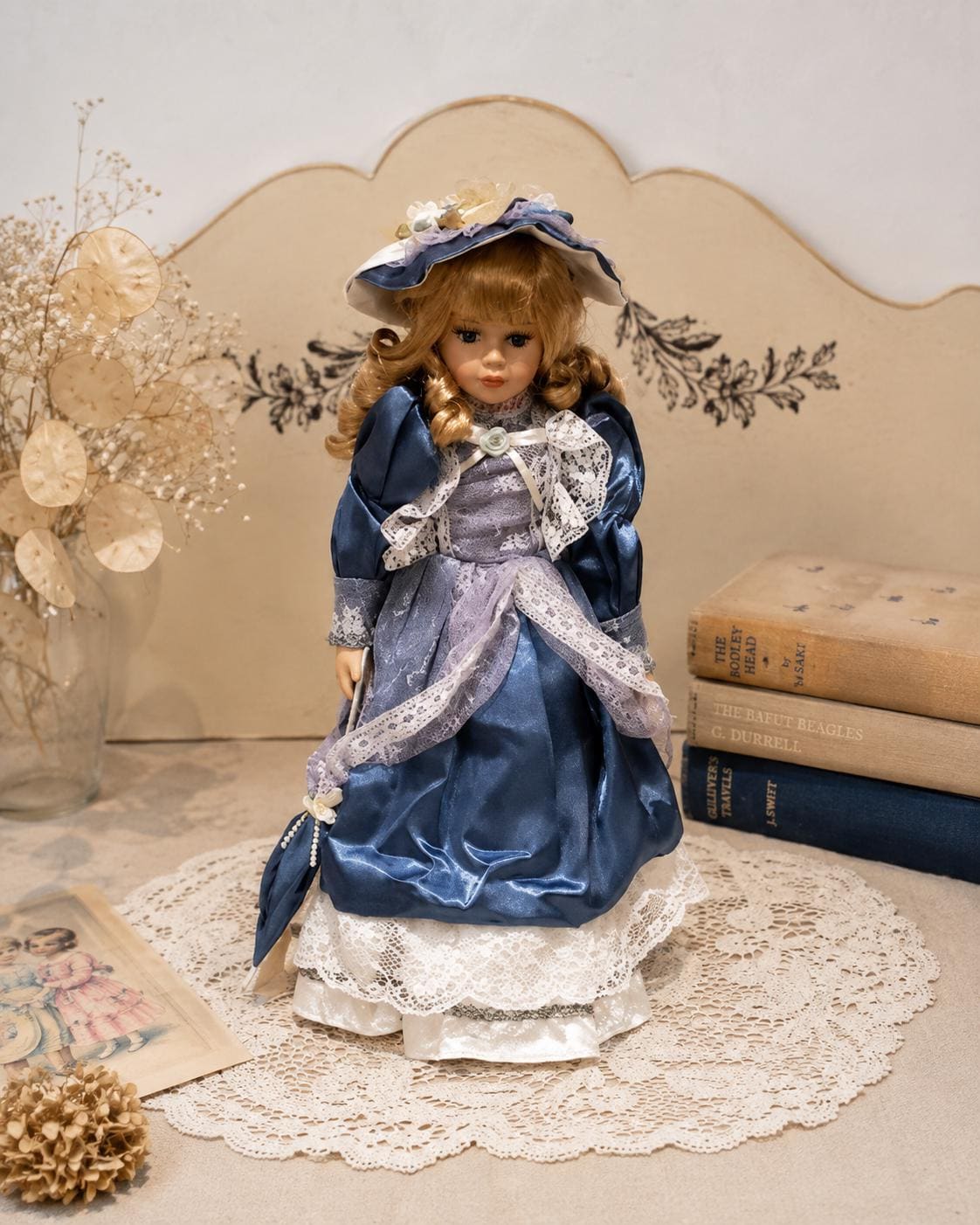 Vintage Porcelain Collectible Doll. Old Redhead Doll. - Etsy