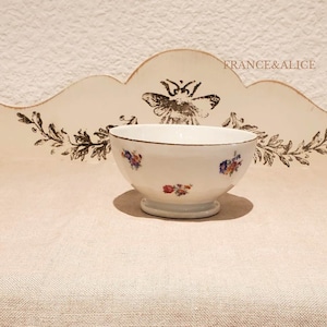 Vintage latte bowl. French breakfast bowl