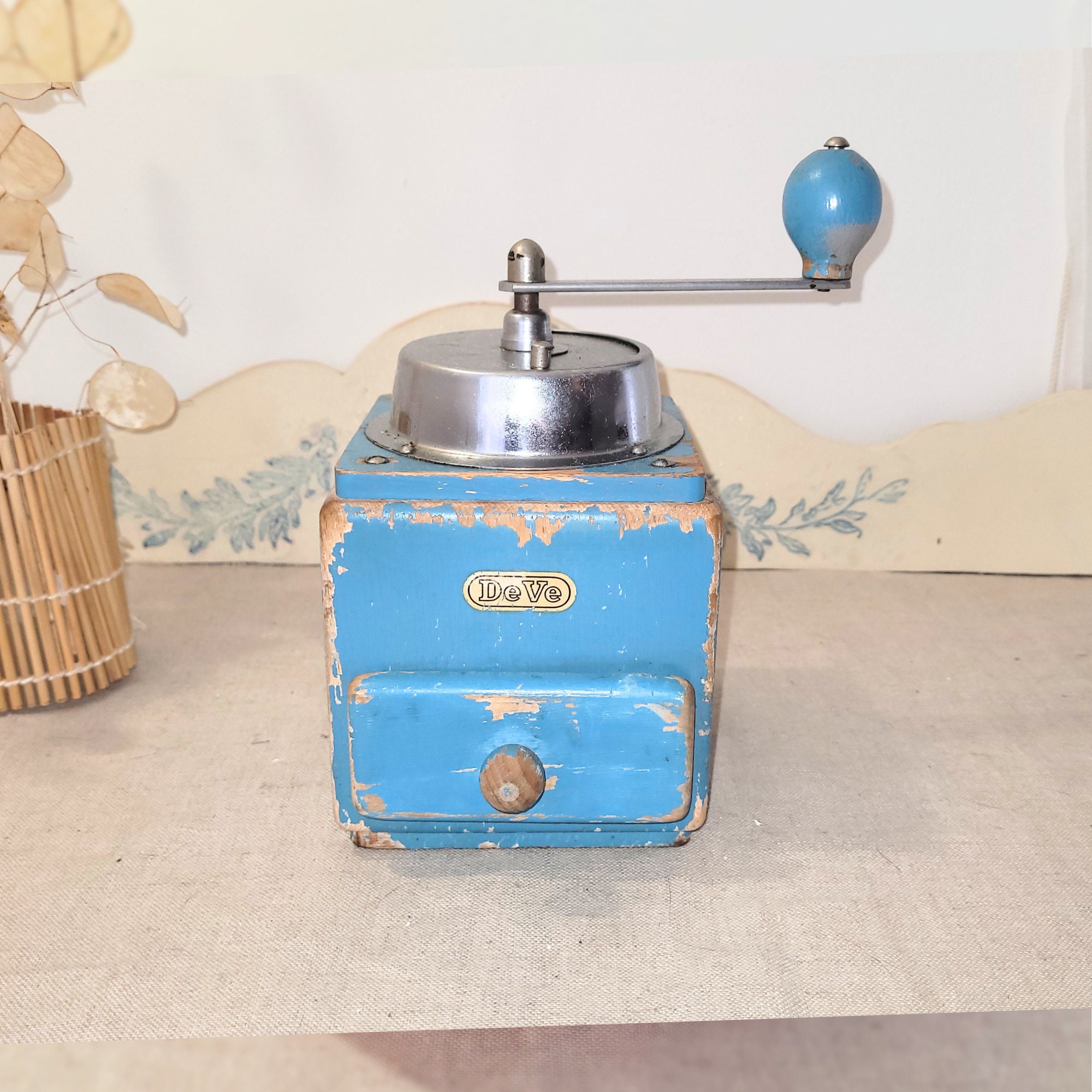 Macinacaffè Manuale Vintage, Macinacaffè Manuale, Macinacaffè Manuale, Macinacaffè Manuale Con Macina In Ceramica, Macinacaffè Manuale Per Macinare Chicchi Di Caffè, Spezie, Erbe E Cereali - Foto 3