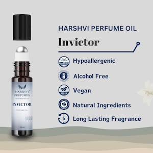Invictor Perfume Oil: Bold Sea Notes, Jasmine & Ambergris