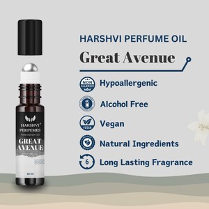 Great Avenue Perfume Oil / Attar / CPO | Long-lasting Unisex Scent | CDNI Fragrance with Bergamot, Black Currant, Pineapple, Musk, Cedarwood