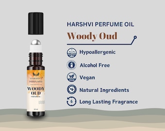 Aceite perfumado Woody Oud: madera de oud especiada, roll-on sin alcohol